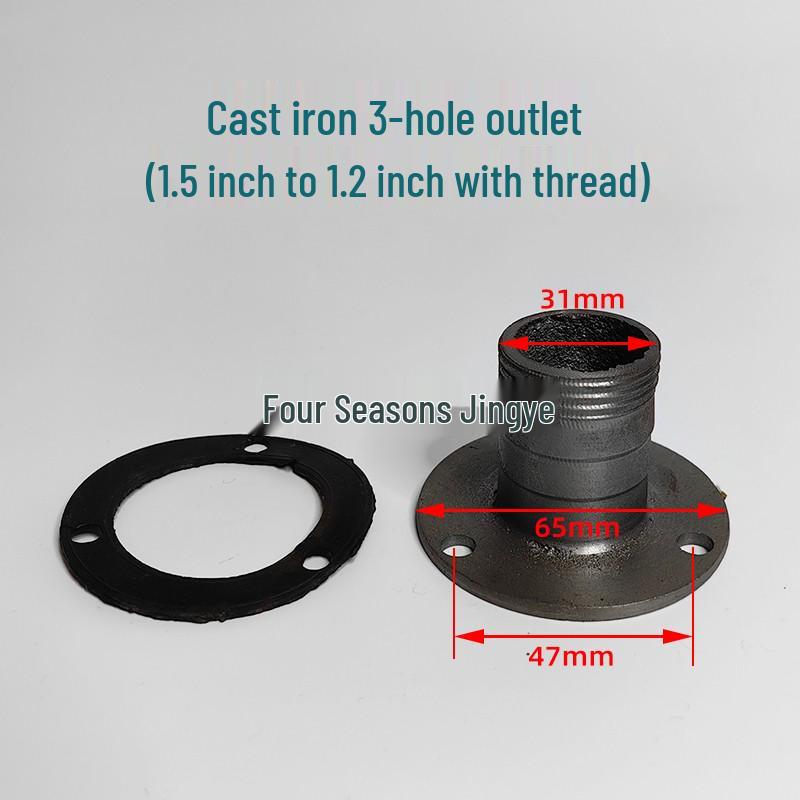 2-inch To 1-inch Cast Iron Elbow for Submersible Water Pump