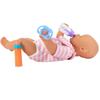 Baby Doll Feeding Bottle Set Baby Care Toy Stroller 2pcs Milk And Juice Bottles With Toy Pacifier For Baby Dolls Playing house