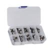 100Pcs TYPE C USB Female Plug Connector Jack Solder Repair Replacement Adapter Assortment Set