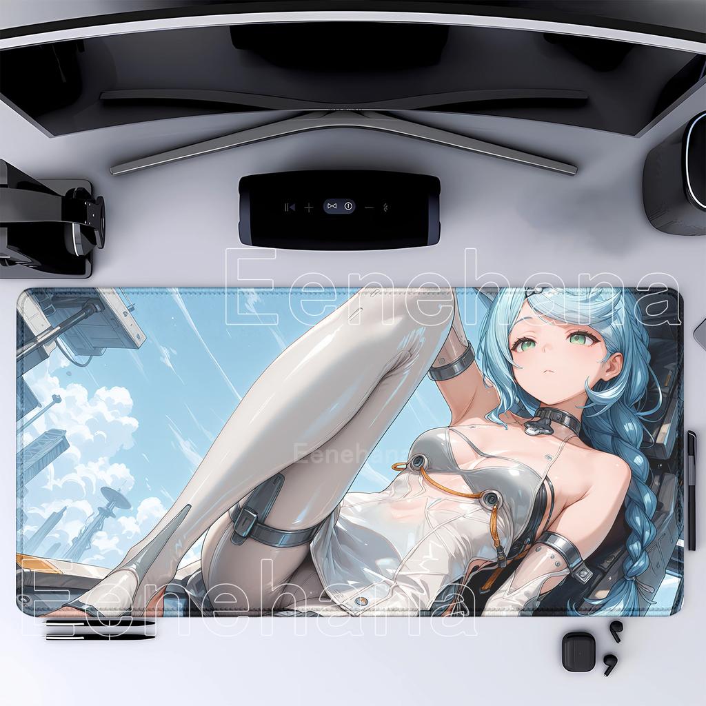 ZZZ Seed cute girl Gaming Mouse Pad Zenless Zone Zero Keyboard Desk Mats XXL Anime Extended office accessories overlock Mousepad