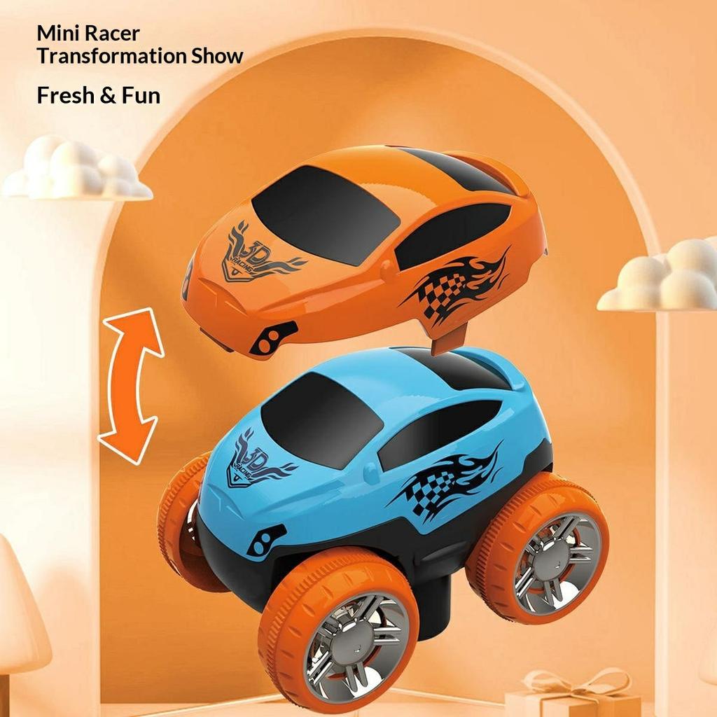 Anti-Gravity Electric Track Car Toy 92Pcs DIY Flexible Railway Train Set Roller Coaster Building Block Toy for Boys/Girls