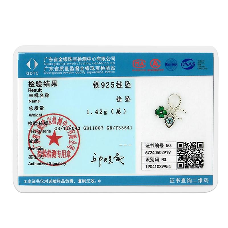 Copper Dangle Charm Fit Original Bracelet Diy Clover Luck Pendant For Jewelry Make Gift