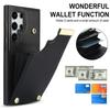 Hülle aus Leder mit Kartenfach für Samsung Galaxy S21 S23 FE S25 S24 S22 Ultra Plus A15 A54 A35 A55 A36 A56 A26 Brieftaschenhülle