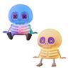 Skull Silicone Night Light with USB Charging Cute Spooky Bedside Lamp for Kids 2-Level Dimmable Soft Squeezable Fun Sensory Toy Lamp for Boys Girls