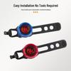 5LED White Bicycle & Helmet Warning Frog Light Set