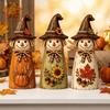 Tischdekoration Holz-Vogelscheuche Vintage-Stil Hexe Tischdekorationen Herbstdeko-Set Herbstsaison