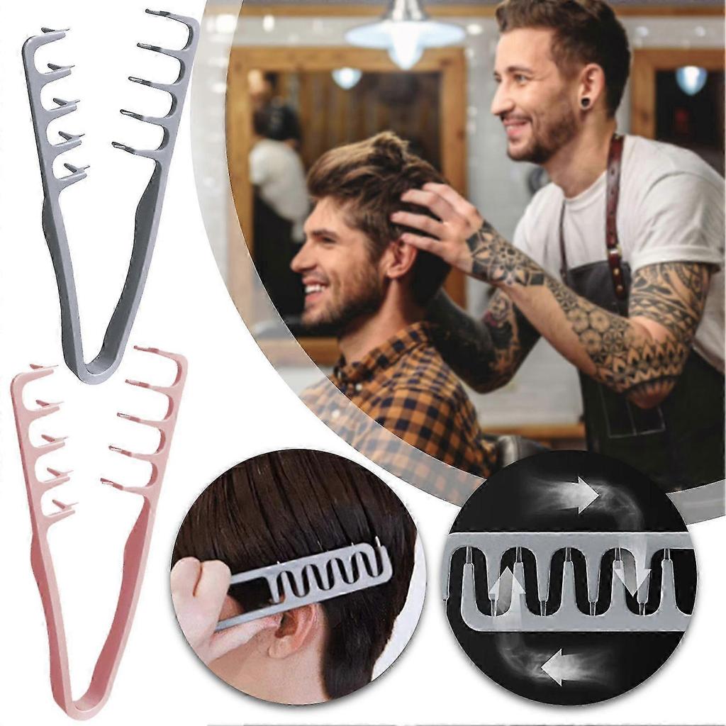 Wide-Tooth Hair Volumizing Comb for Bangs & Hair Parting Lift, Korean Hair Texture Styling Tool for Men and Women, Hair Volumizer Comb
