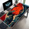 Extended Desk Mat Mouse Pad Comfort Desk Mat Soft Cloth Surface Non Slip Rubber Base for Gaming PC Laptop Keyboard Desk Setup Wo