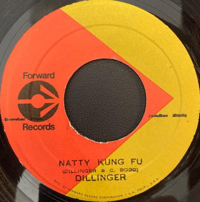 7-Zoll-Schallplatte DILLINGER MR. MANCHESTER Natty Kung Fu Gib Natty Dread Gl KEINE Forward Records 1975 Jamaika Reggae Ska Dub Gebraucht