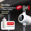Advanced Scale Reduction Filtration System For Heated water Heaters With Temperature Display Simply set up Corrosion Resistant ABS Construction