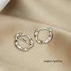 Geometric Hollow Ring Earrings Mobius Ear Clasp Ear Jewelry