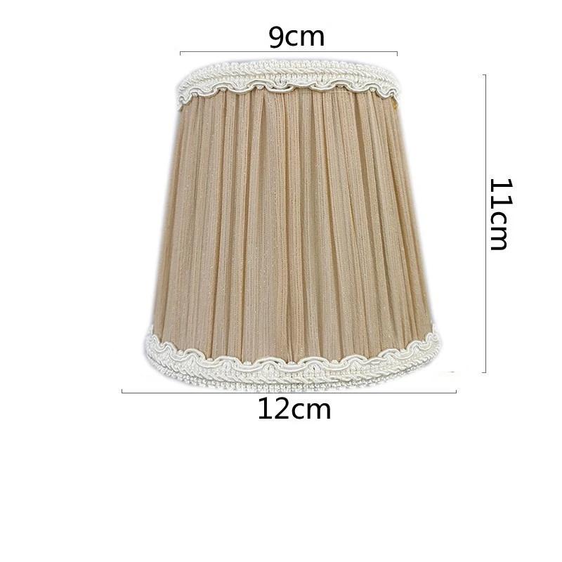 European Style Chandelier Lamp Shade Modern Clip On Droplight Wall Lamp Simple Chandelier Clip Fabric Drum Lamp Shade DIY Decor