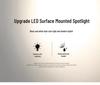 Adjustable LED Surface-Mounted Ceiling Spotlight for Commercial Use