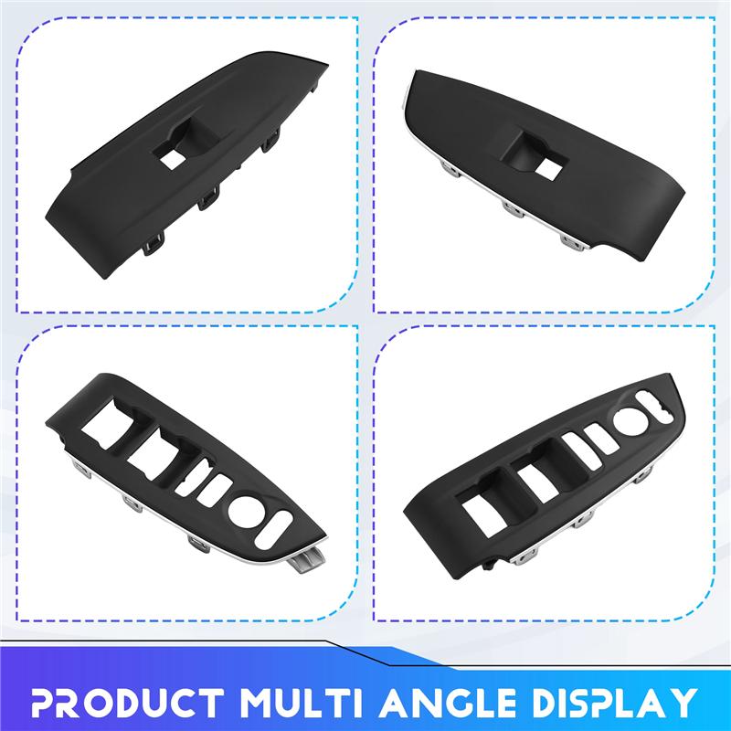 

L10A 1Pair Power Window Switch Bezel Trim Panel Upper Armrest For Honda Accord - 83592-TVE-H51ZA 83542-TVE-H51ZA чорний