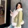 Imitation Fox Fur Jacket Women's Short Autumn and Winter New Warm Outer Top Light Trendy