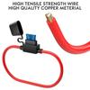 5/10Pcs Car Mini Waterproof Fuse Box Blade Adapter Splash-proof Box 12V 30A in Line Cutoff Switch Socket Damp Proof Fuse Socket Fuse Holders1