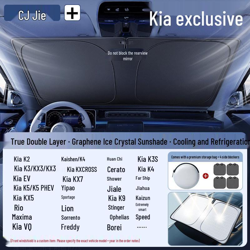 Car Windshield Sunshade Umbrella - Heat and Sun Blocker Visor Cover