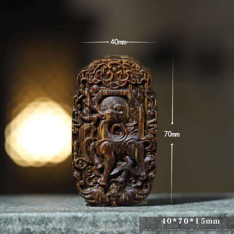 Nha Trang Agarwood Pendant - Chinese Style Necklace & Cultural Ornament