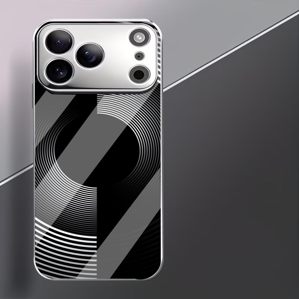 Spiral black hole fashion phone cases carcasa Smartphone Glass Phone Case for iPhone 17 16 15 14 13 12 11pm Pro Plus fundas