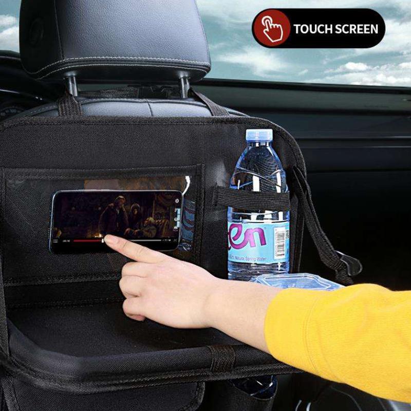 Universal Car Seat Organizer Multifunctional Multi-Pocket Organizer Tablet Holder Car Interior Accessory Organizer