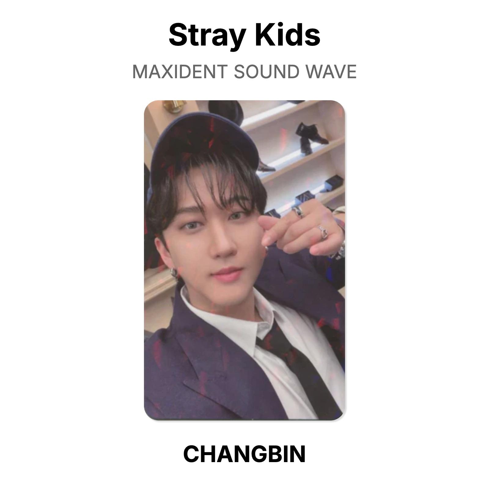 Stray Kids MAXIDENT SOUND WAVE Official Photocard CHANGBIN
