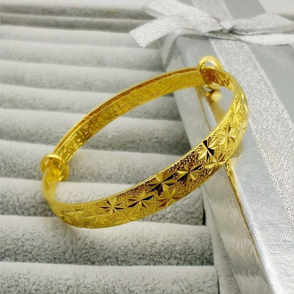 Ladies Jewelry Gift 24K Party Adjustable Bangle Women Bracelets Cuff Bracelet Dubai Bangle Bracelet