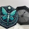 1pc Enchanted Celestial Butterfly Mandala Umbrella with Plastic Handle,Suitable for All Seasons Home Travel Outdoor UmbrellaDD998