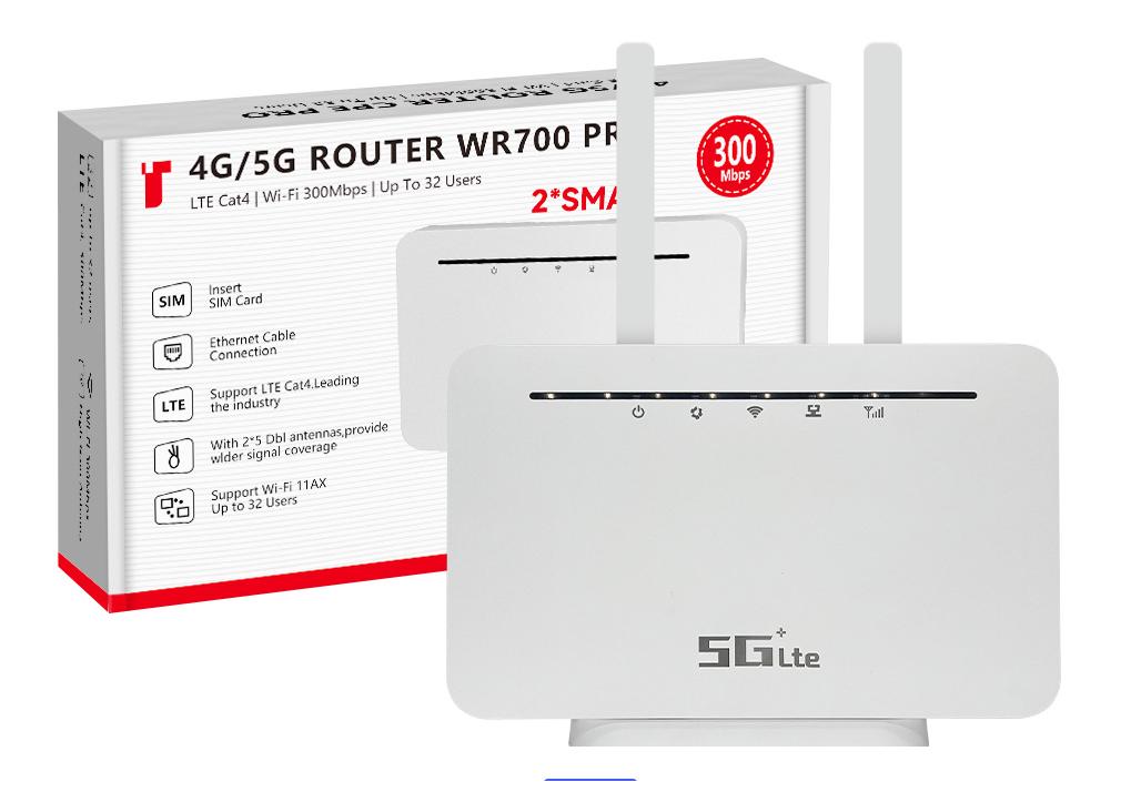 Russia 4G/5G LTE & WiFi6 Wireless SIM Router