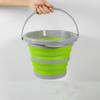 Secchio pieghevole da 5/10 litri, secchio pieghevole portatile, secchio in silicone per lavaggio auto, secchio per pesca all'aperto, secchio da viaggio, secchio per la casa