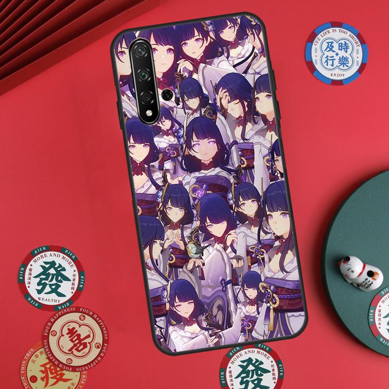 

Genshin Impact Raiden Shogun For Huawei Nova 5T 10 9 SE 7i 8i 11i 12i Y73 Y90 Y70 Y72 Y61 Y91 P60 Pro P30 P40 Lite Case Nova 11 Pro