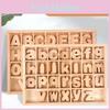 Wooden Alphabet Blocks Educational Toy For Kids Learning And Recognition Set