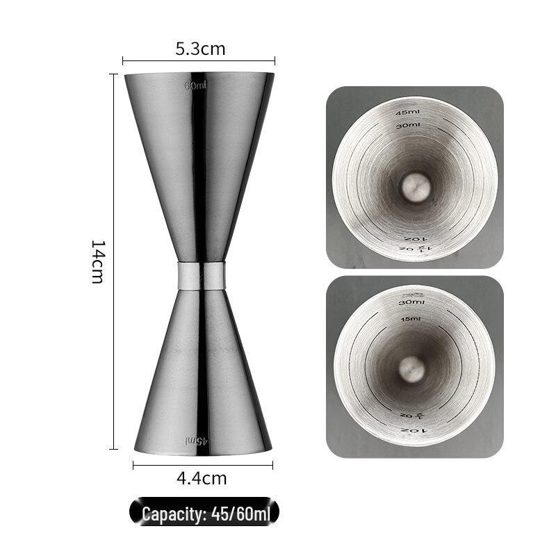 ZISIZ Stainless Steel Cocktail Jigger