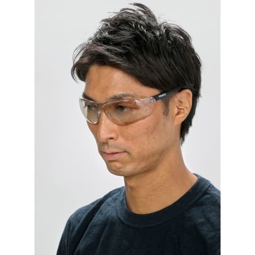 [Case Sales] TRUSCO Twin-lens Safety Glasses (sports Type) Lenses Silver X 20 Pieces