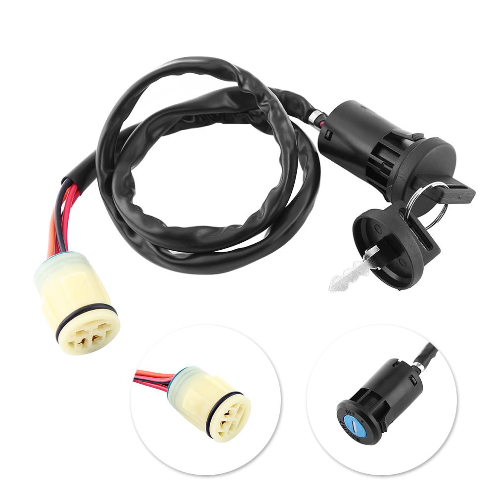 Motorcycle ATV Ignition Key Switch Assembly For Honda TRX420 Rancher 07 11 TRX450 Foreman 02 04