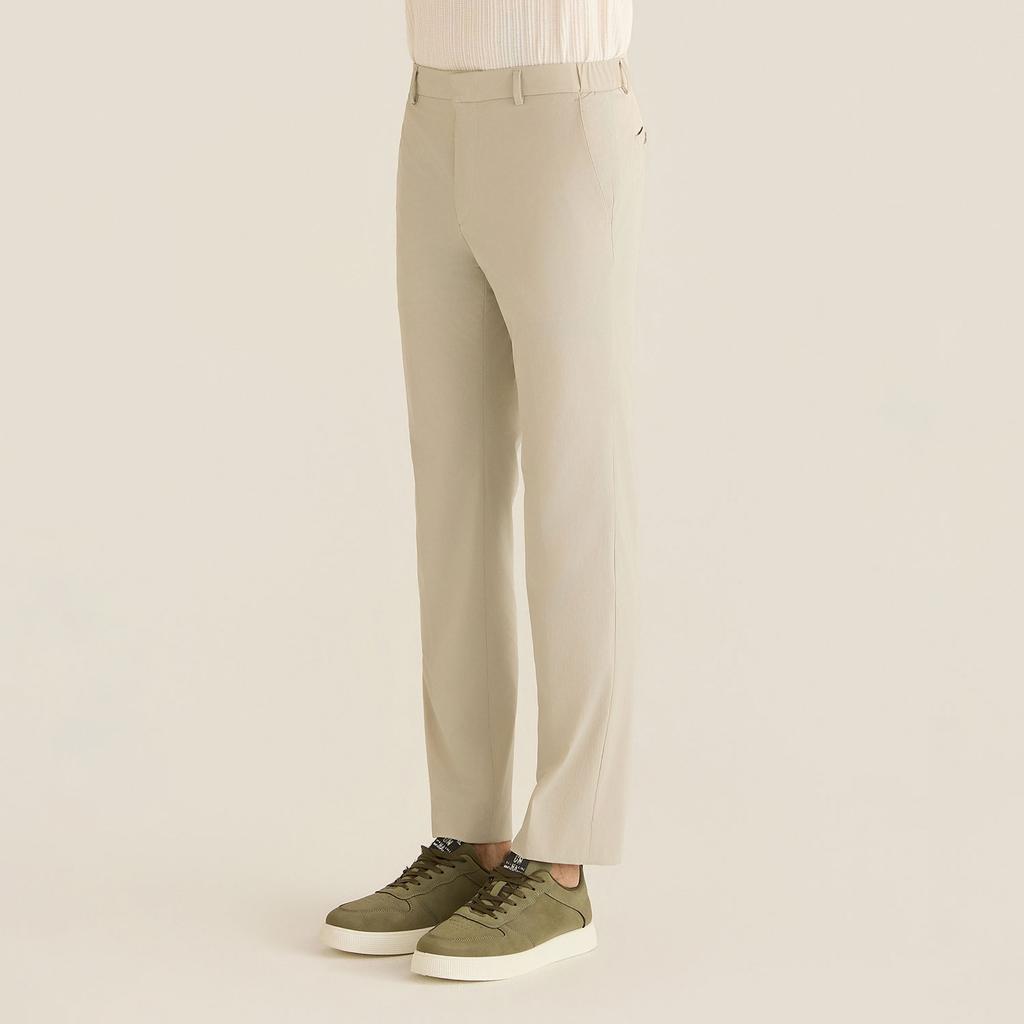 FERRAROMILANO Elastane Lightweight Summer Slacks L/Beige (Am0Gbps20351)