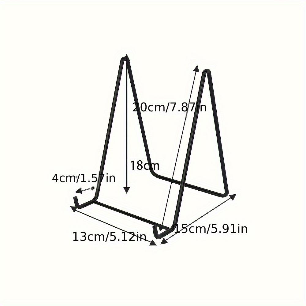 Adjustable Black Metal Easel Oversized for Photos Picture Frames Cookbooks Art Home Living Room Office Decor