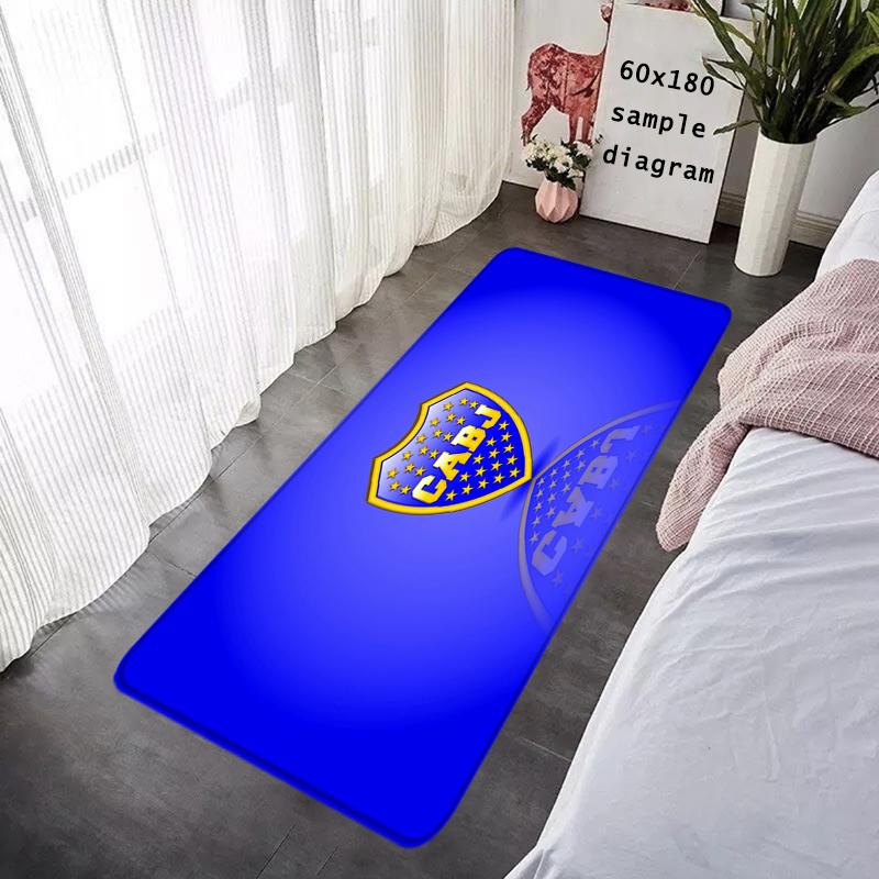 Doormat Flannel Floor Mat Indoor Foot Rug Prayer Bedside Mats Atléticos Bocas Juniors Kitchen Corridor Carpet Soft Balcony Decor