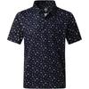 Short Sleeve POLO Shirt Button Solid Color Men's Sweatshirt