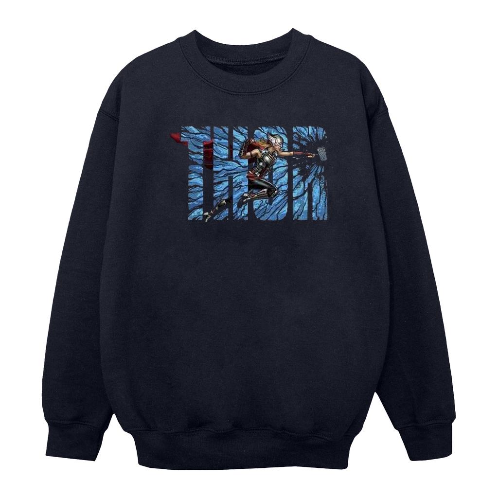 Marvel Jungen Thor Love And Thunder Smash Sweatshirt