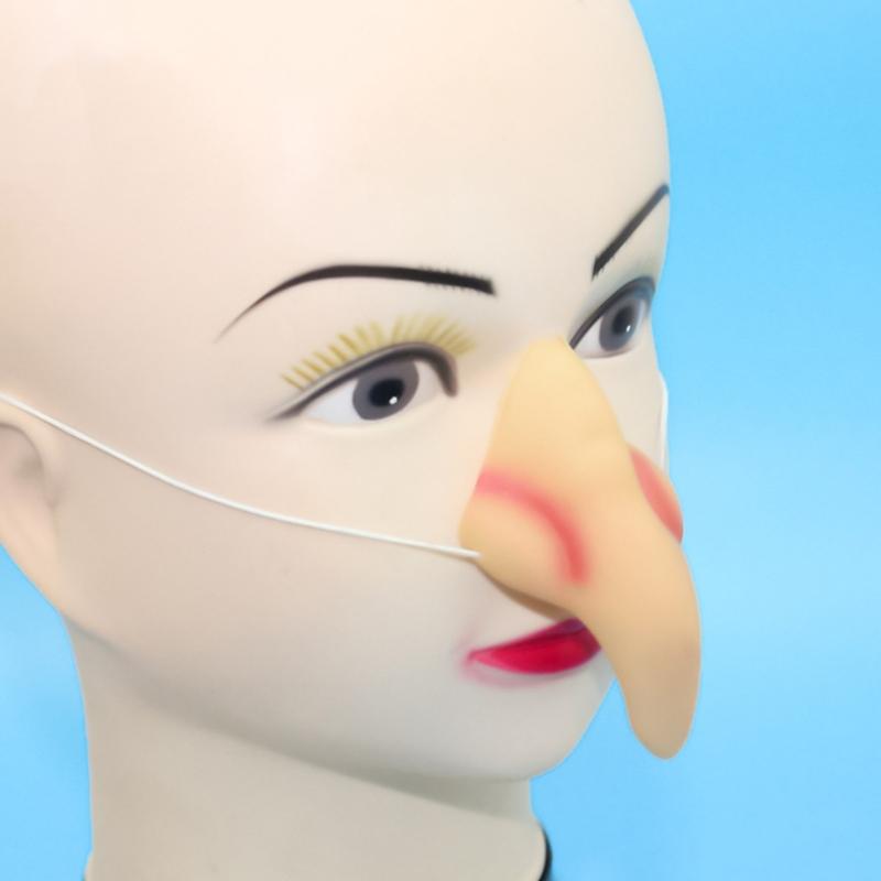 Simulation Witch Nose with Elastic Band Costume Animal Mask Holloween Party Nose Prop Halloween Party Cosplays Supplies