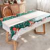 Disposable Christmas Table Cover 180x108cm Xmas Decoration Christmas Tablecloth  Party Supply