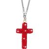 Crystal Cross Car Rear View Mirror Charm, Bling Rhinestone Car Hanging Accessories