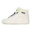 Puma Rebound Joy Synthetic Leather Casual High-Top Sneakers Unisex Sneakers White Black 387592-05