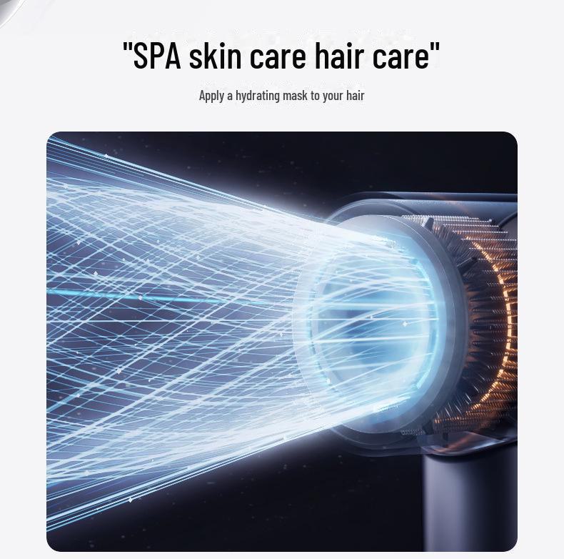 High-Speed Brushless Motor Hair Dryer with Negative Ion Technology and Digital Temperature Display