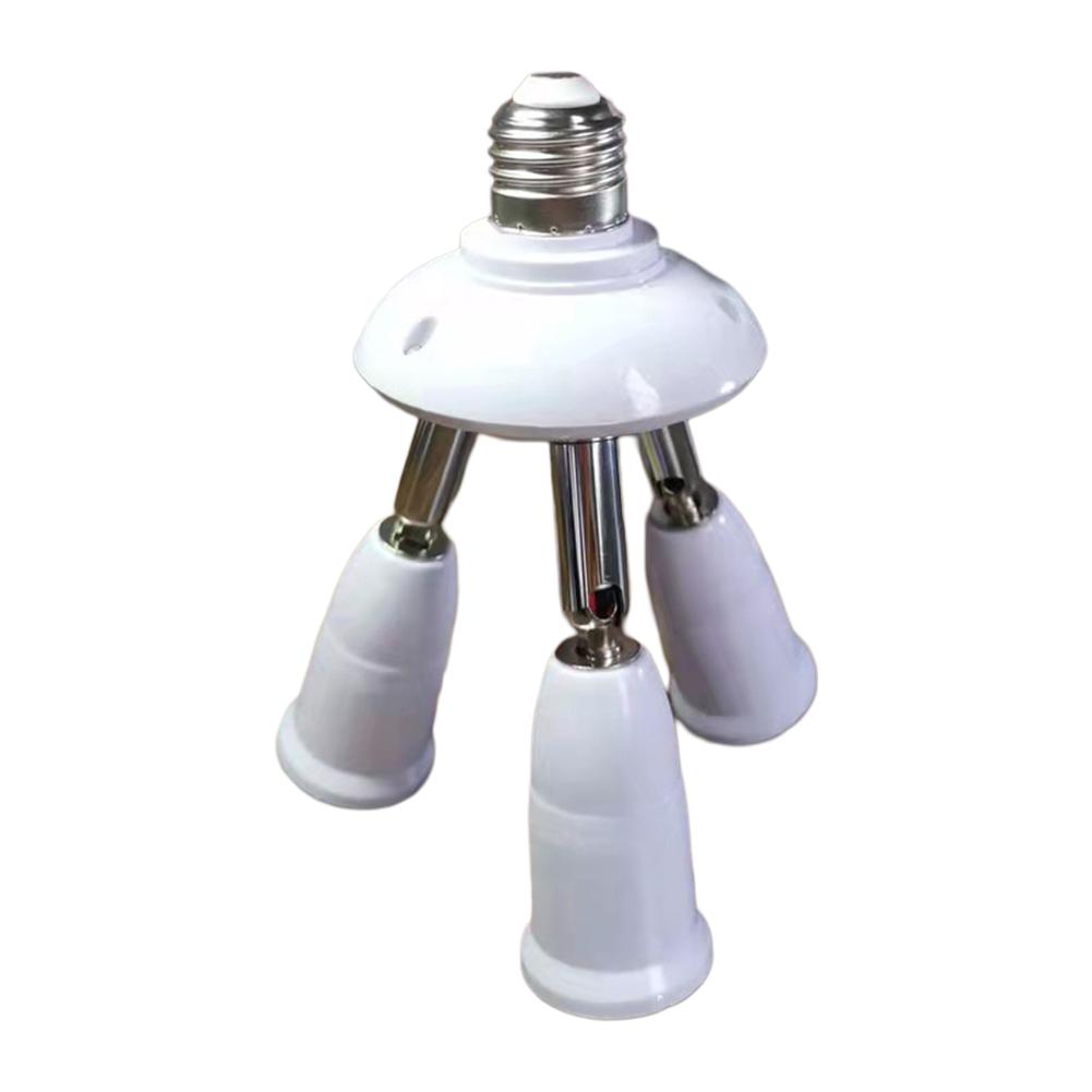 

3-Way E27 Light Socket Splitter Adapter Bulb Converter for PC Material