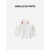 French Arielle De Pinto Girls' New Spring and Autumn Long-Sleeved Tops Korean Style Lapel Shirts
