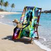 Cyberpunk Fashion Beach Towel: Ideal for Summer Adventures Soft, absorbent and quick drying suitable for swimming and bathing