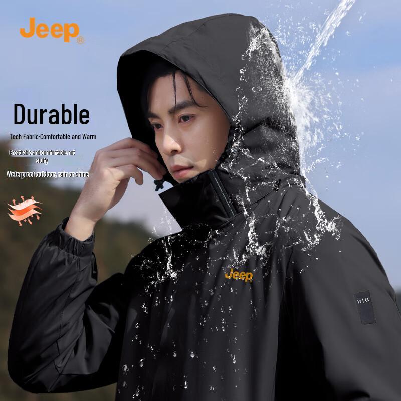 

Jeep Men s Outdoor Windproof Waterproof Hooded Jacket 5XL