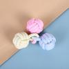 Dog Toy Macaron Color Cotton Rope Toy Teeth Resistant Interactive Play Pet Supplies