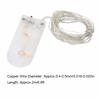 2m LED Copper Wire Beautiful Waterproof DIY String Lights Home Courtyard Party DecorationWhite